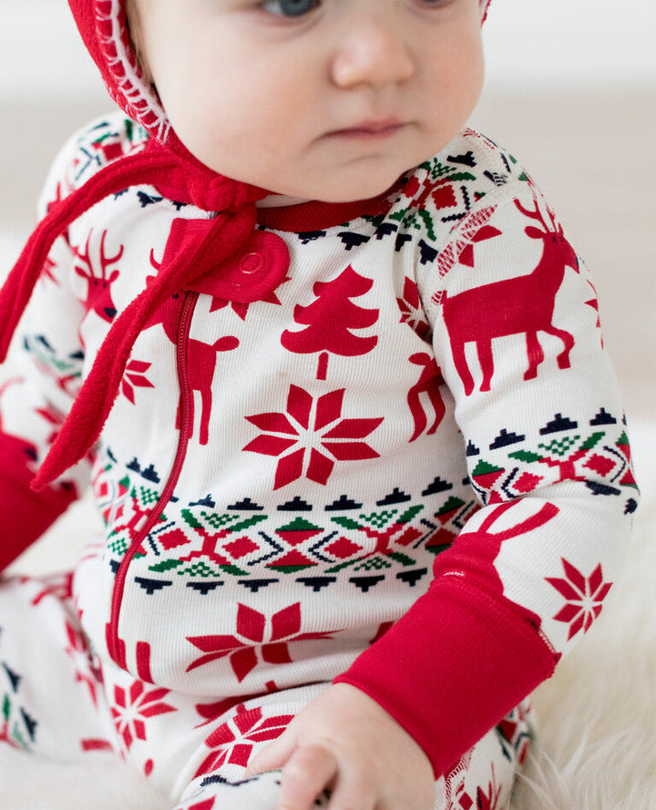 Family Matching Christmas Pyjamas 2 Piece Set | Reindeer Print