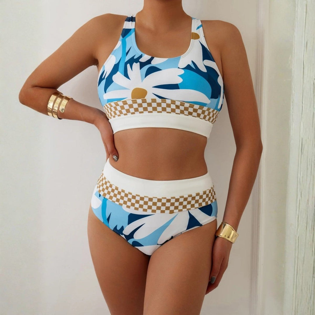Women's Tankini Racerback Top | High-Waist
