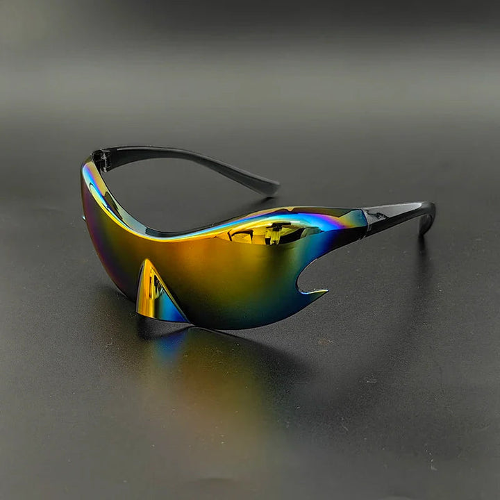 Futuristic Wraparound Sunglasses Rimless | Y2K