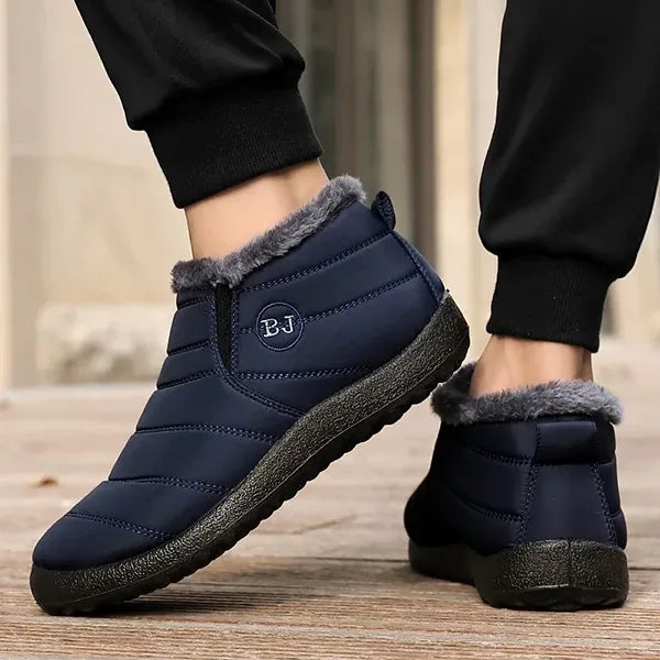 Men's Snow Boots with Fleece Lining | Slip On