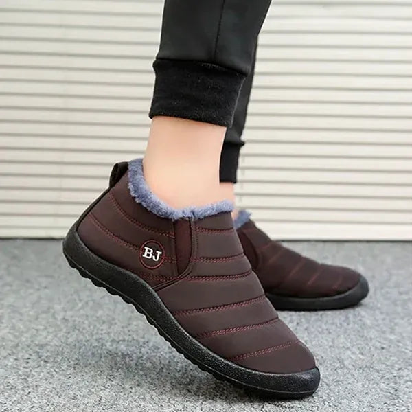 Men's Snow Boots with Fleece Lining | Slip On