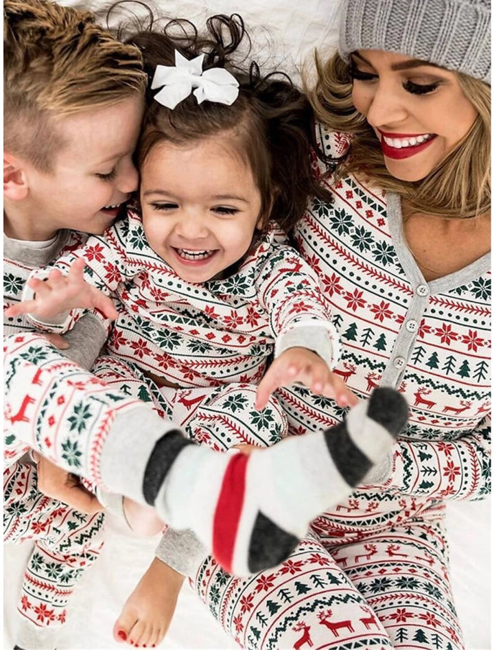 Matching Christmas Pyjamas for Family | Festive Print