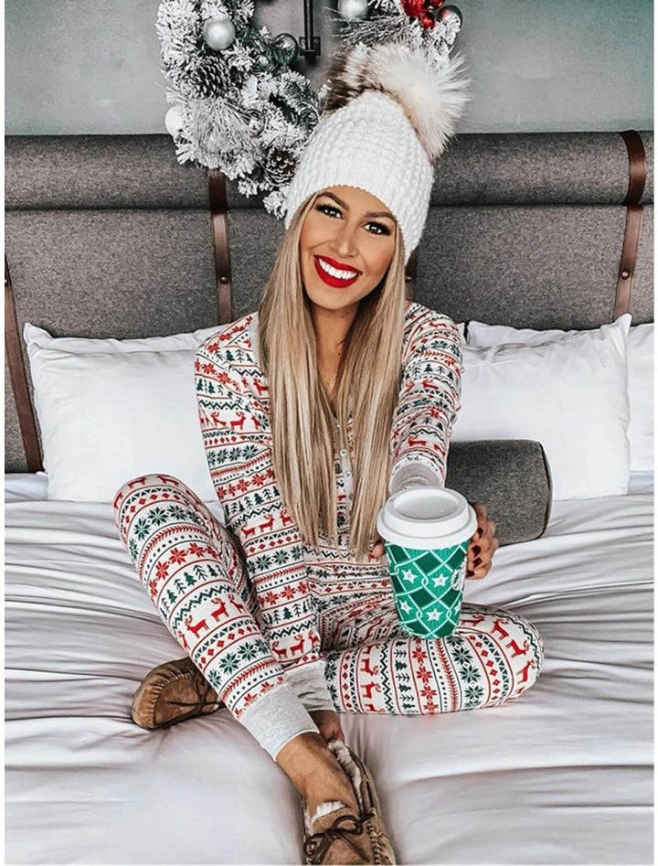 Matching Christmas Pyjamas for Family | Festive Print