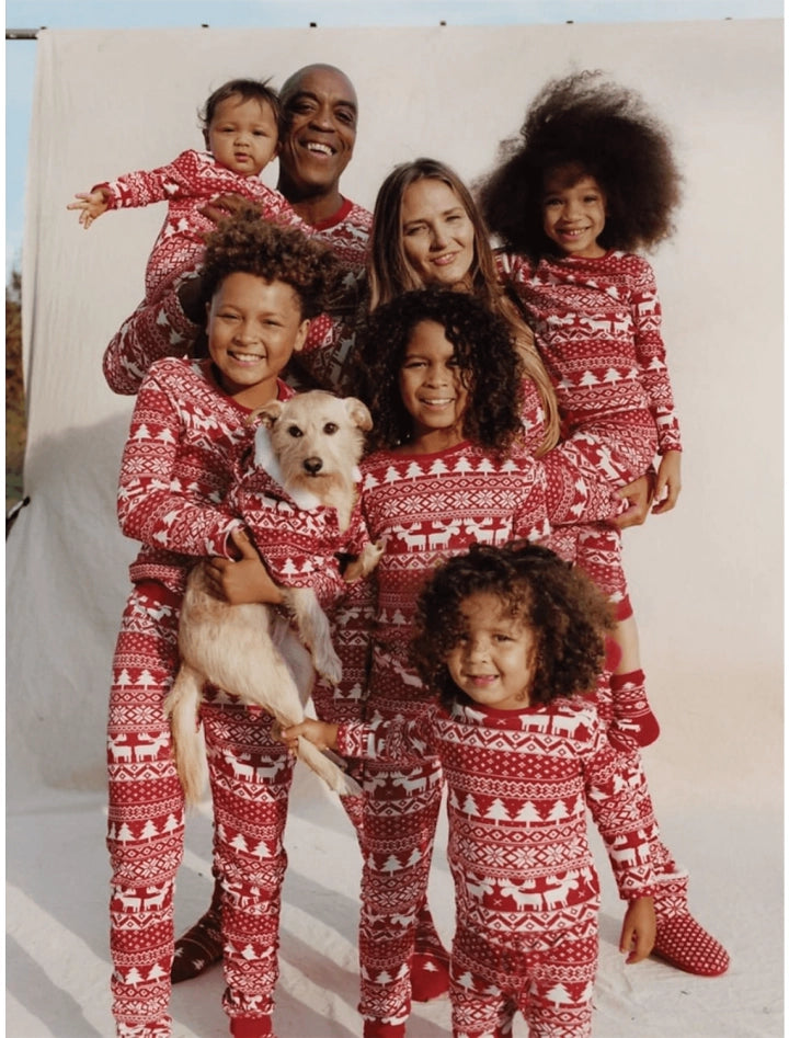Matching Christmas Pyjamas for Family | Festive Print