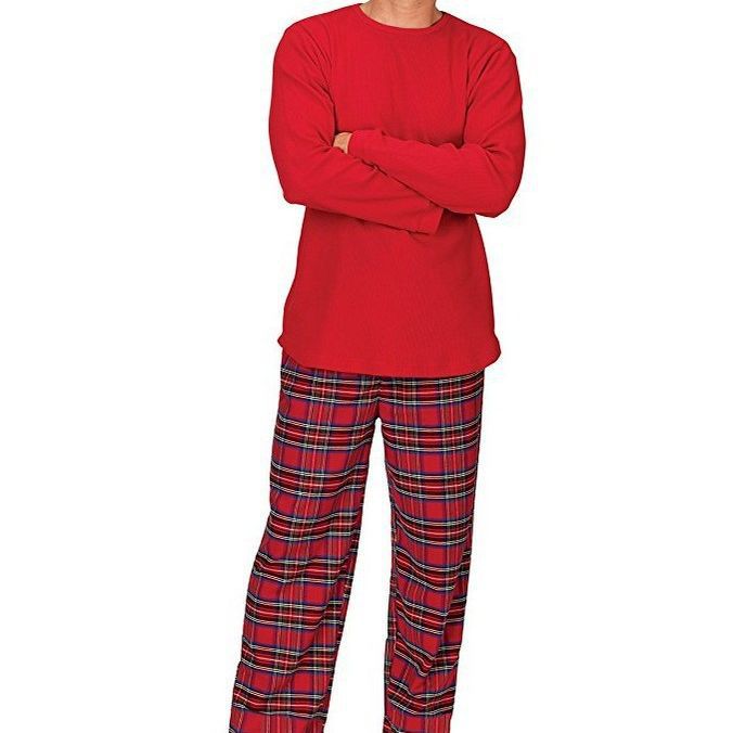 Matching Christmas Pyjamas for Family | Plaid Pants