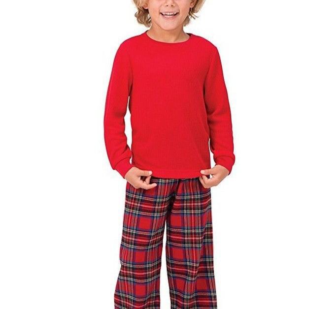 Matching Christmas Pyjamas for Family | Plaid Pants