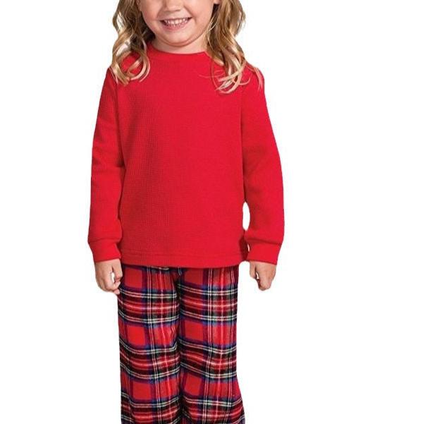 Matching Christmas Pyjamas for Family | Plaid Pants
