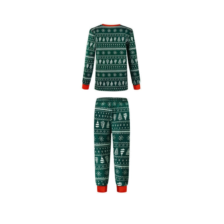 Matching Christmas Pyjamas for Family | Snowflake & Tree Print