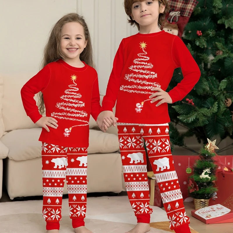 Matching Christmas Pyjamas for Family | Tree Graphic
