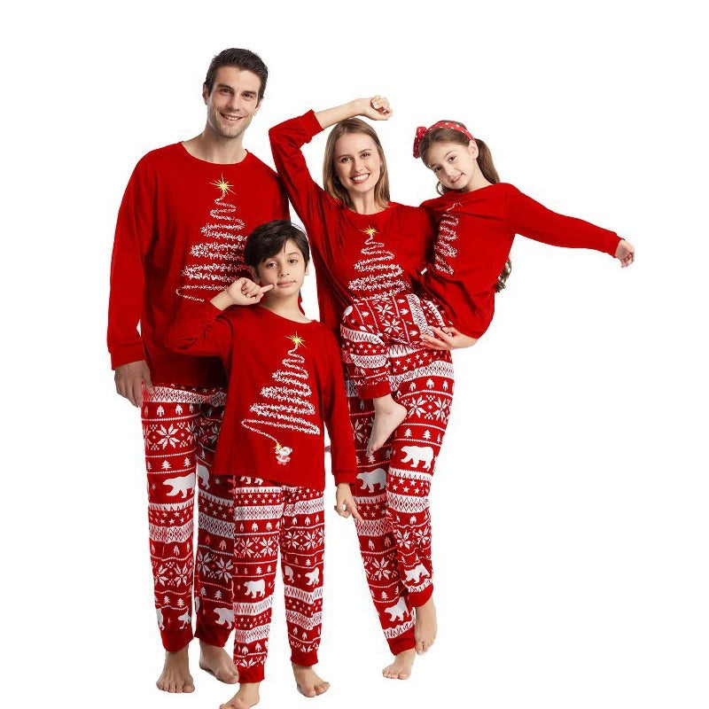 Matching Christmas Pyjamas for Family | Tree Graphic