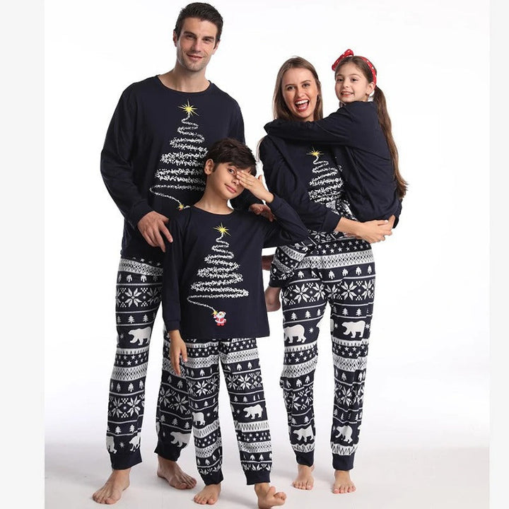 Matching Christmas Pyjamas for Family | Tree Graphic