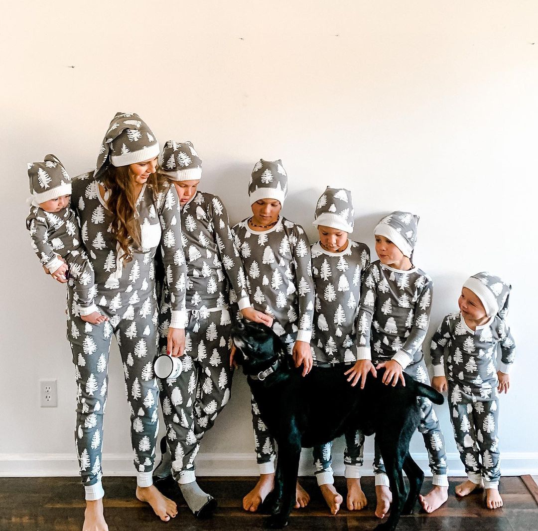 Matching Christmas Pyjamas for Family with Hat | Long Sleeve