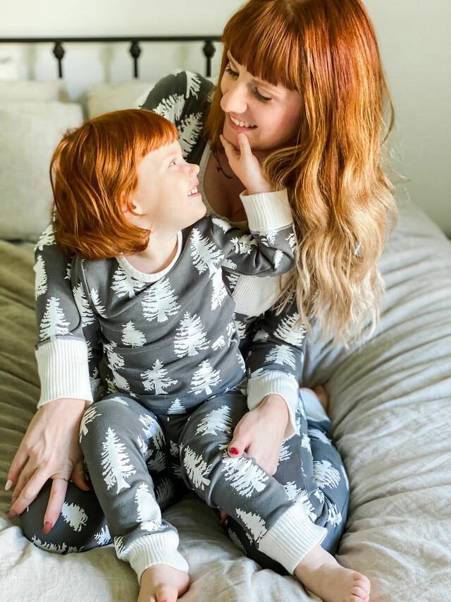 Matching Christmas Pyjamas for Family with Hat | Long Sleeve