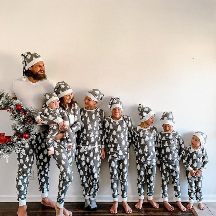 Matching Christmas Pyjamas for Family with Hat | Long Sleeve