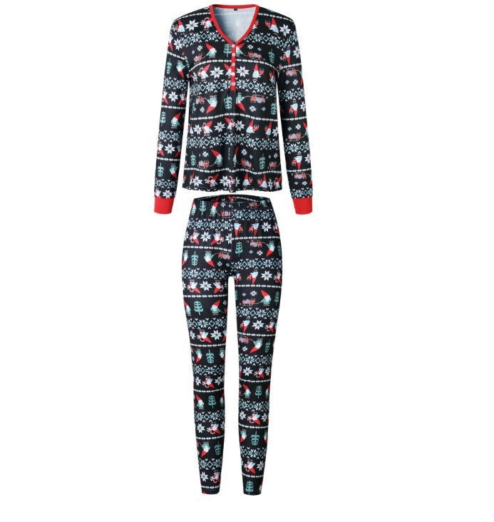 Matching Christmas Pyjamas with Gnome Print & Fair Isle | Family