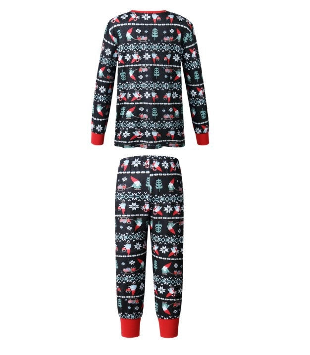 Matching Christmas Pyjamas with Gnome Print & Fair Isle | Family