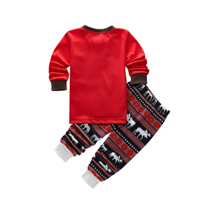 Matching Christmas Pyjamas with Moose Print | Family Set