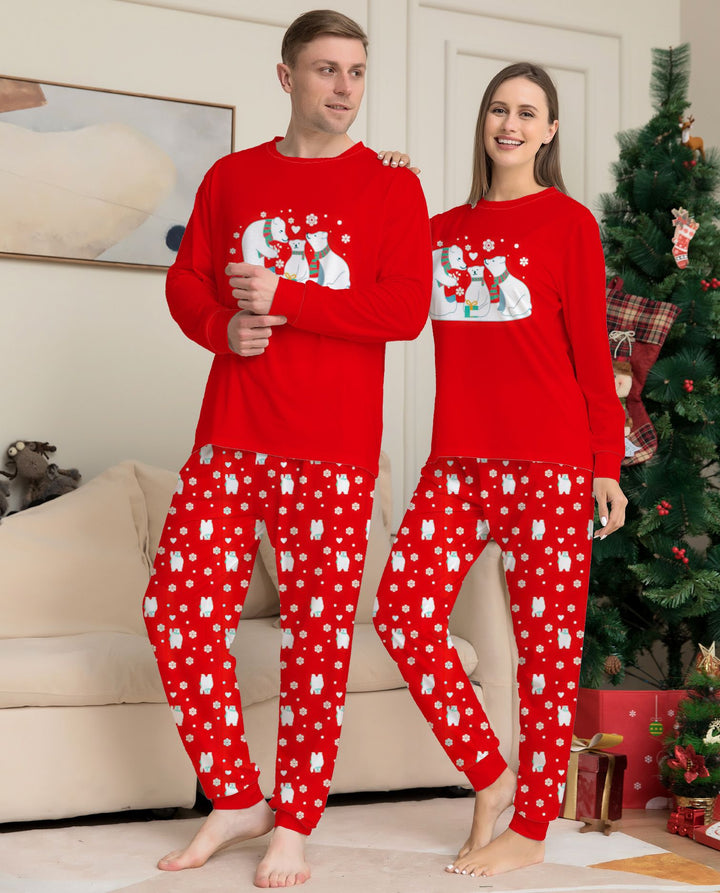 Matching Christmas Pyjamas with Polar Bear Print | Family Set