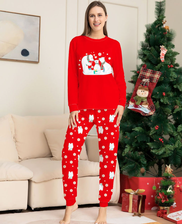 Matching Christmas Pyjamas with Polar Bear Print | Family Set