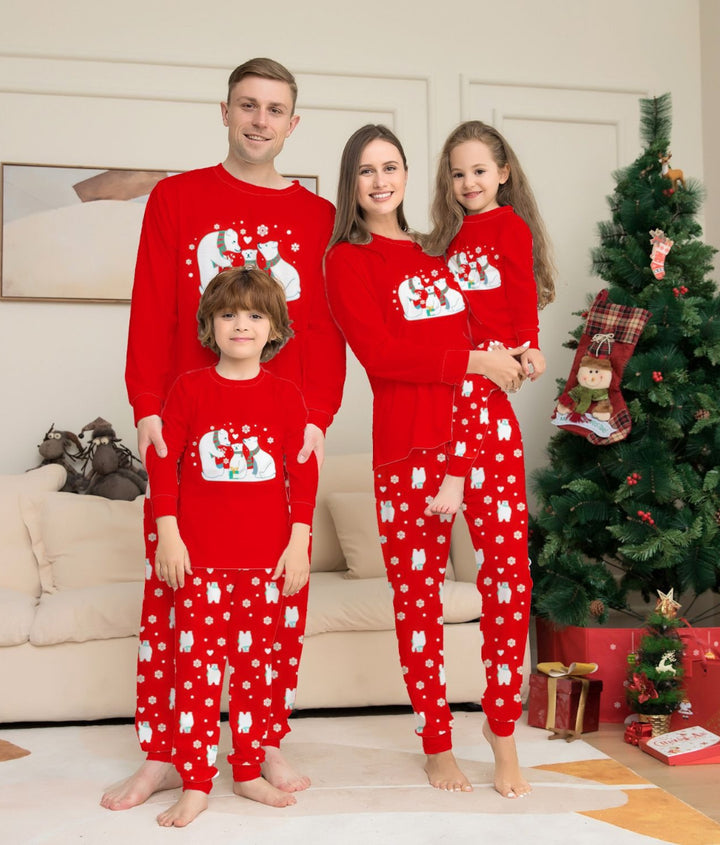 Matching Christmas Pyjamas with Polar Bear Print | Family Set