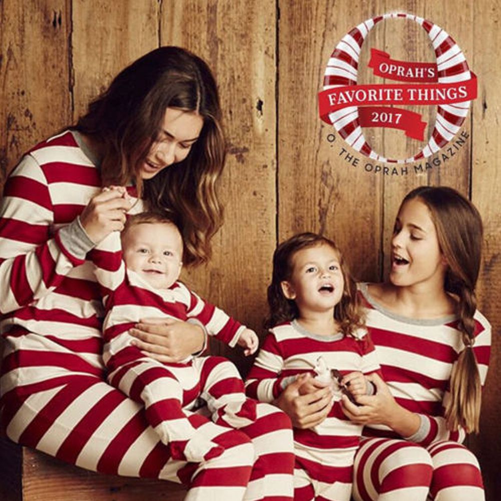 Matching Christmas Pyjamas with Wide Stripes | Family Set