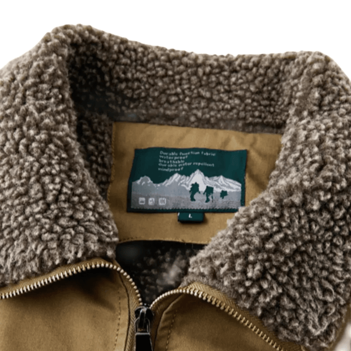 Men's Bomber Jacket with Plush Lining & Zip Pockets | Aviator