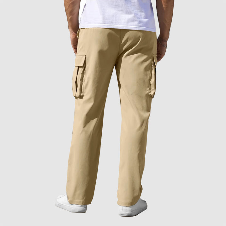 Men's Cargo Pants with Pockets | Drawstring