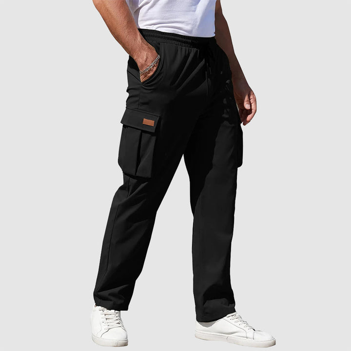 Men's Cargo Pants with Pockets | Drawstring