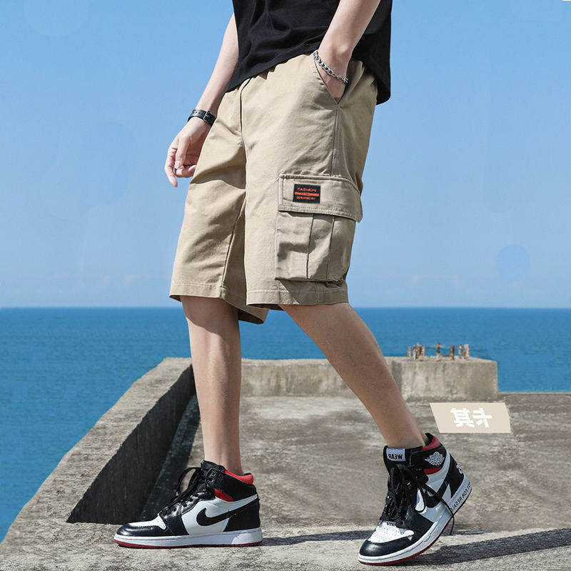 Men’s Cargo Shorts Loose Fit Knee Length | Large Side Pocket