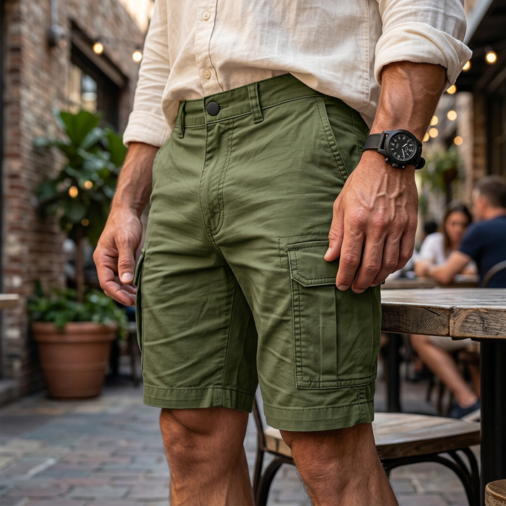 Men's Cargo Shorts Multi-Pocket | Casual Fit