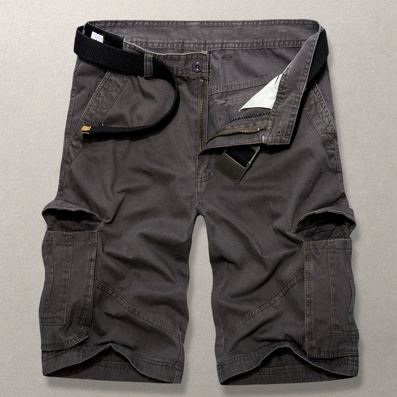 Men’s Cargo Shorts Multi Pocket Knee Length | Summer