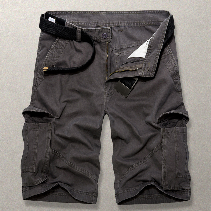 Men’s Cargo Shorts Multi Pocket Knee Length | Summer