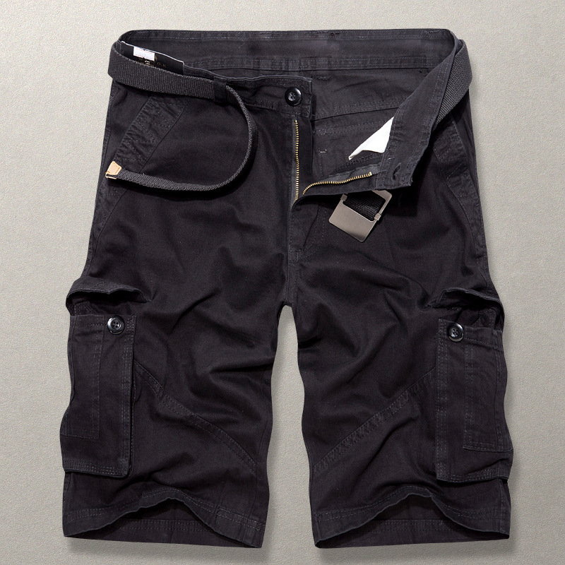 Men’s Cargo Shorts Multi Pocket Knee Length | Summer