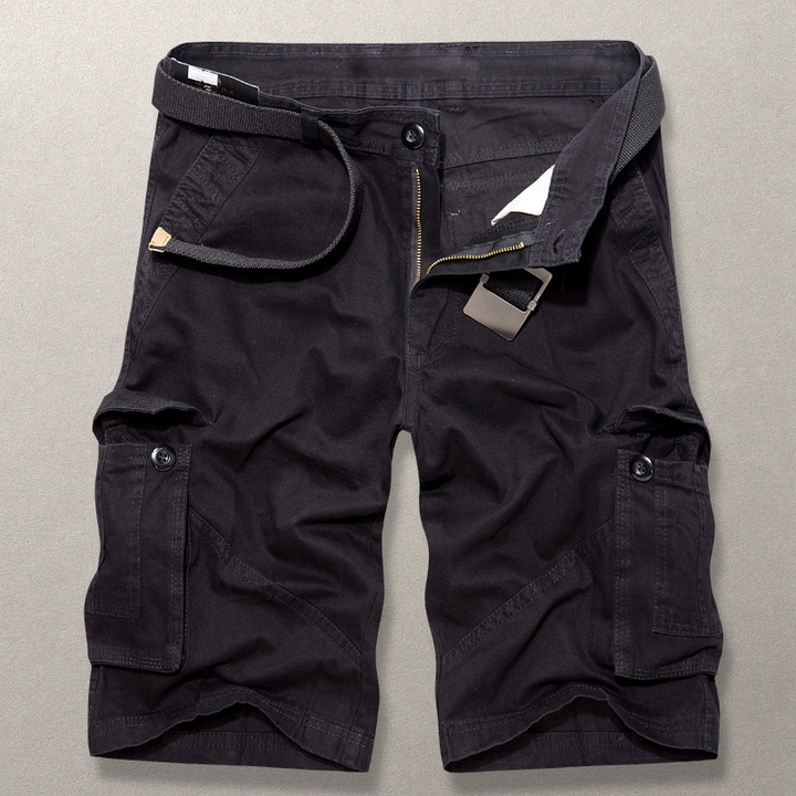 Men’s Cargo Shorts Multi Pocket Knee Length | Summer