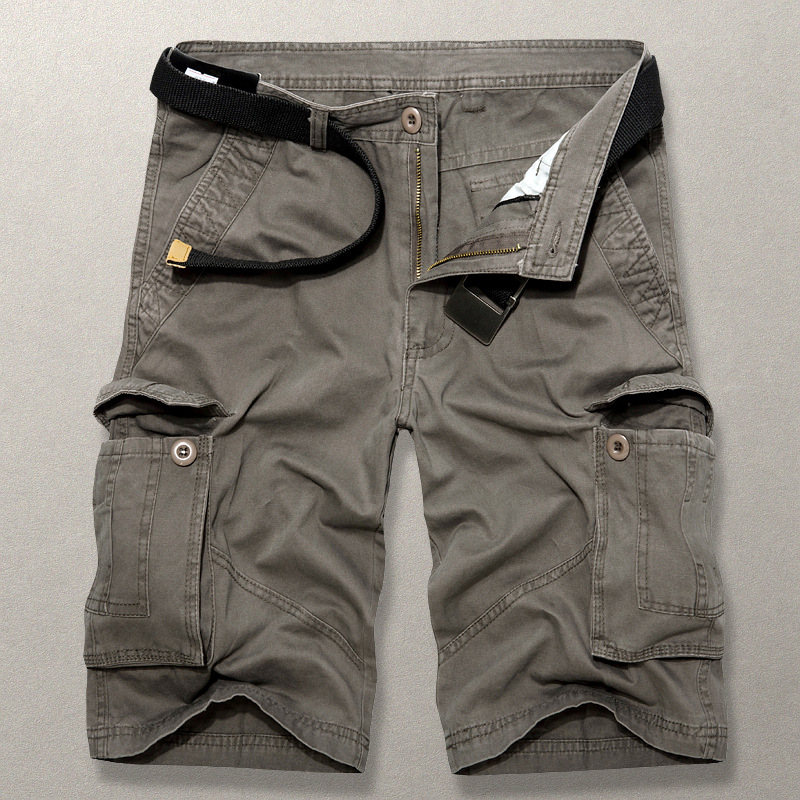 Men’s Cargo Shorts Multi Pocket Knee Length | Summer