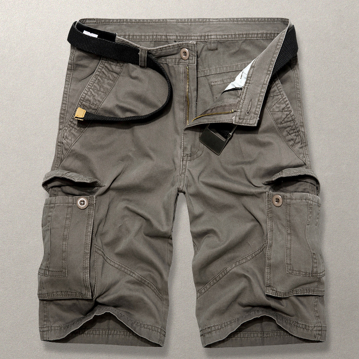 Men’s Cargo Shorts Multi Pocket Knee Length | Summer