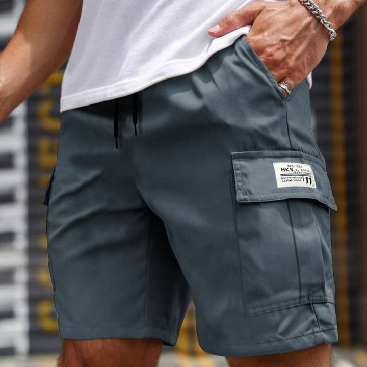 Men's Cargo Shorts with Drawstring & Patch Pocket | Utility
