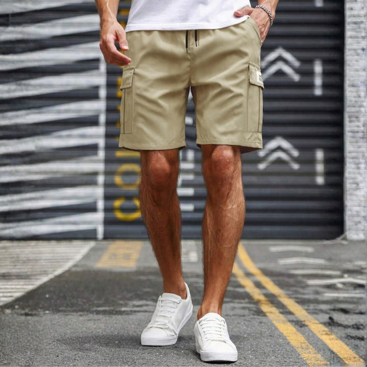Men's Cargo Shorts with Drawstring & Patch Pocket | Utility