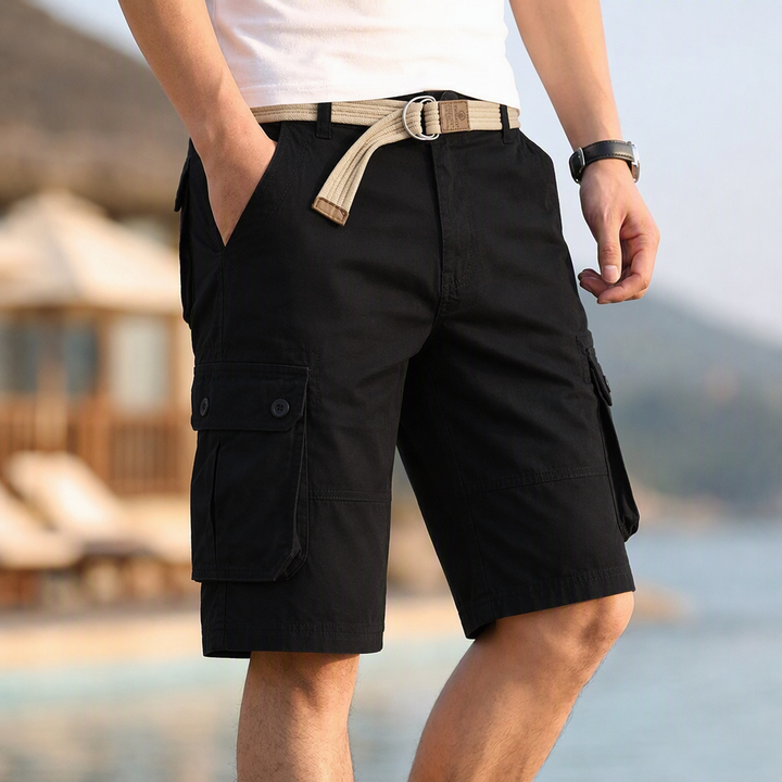 Men's Cargo Shorts with Side Pockets | Relaxed Fit
