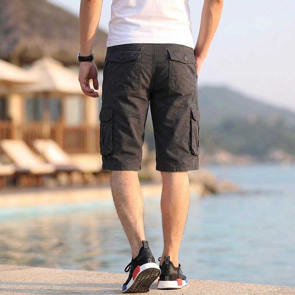 Men's Cargo Shorts with Side Pockets | Relaxed Fit
