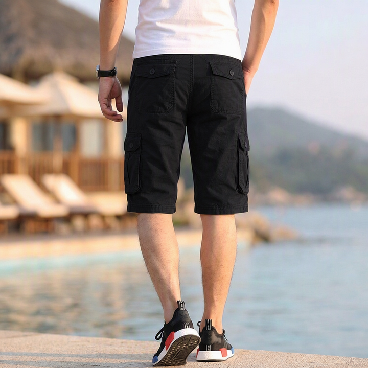Men's Cargo Shorts with Side Pockets | Relaxed Fit