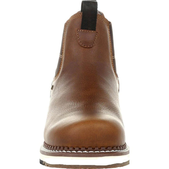 Men's Chelsea Boots with Elastic Gusset | Wedge Sole