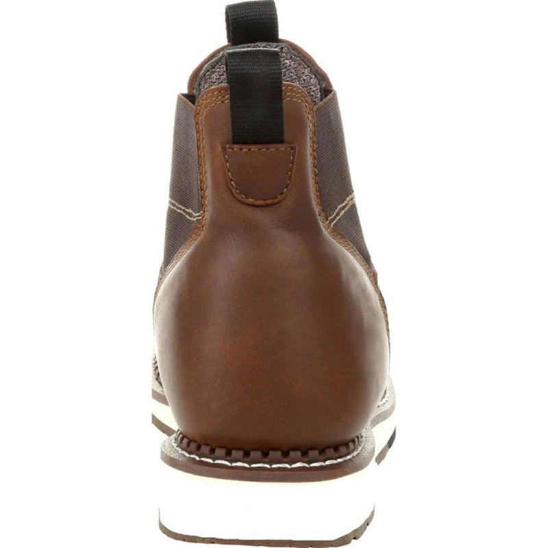 Men's Chelsea Boots with Elastic Gusset | Wedge Sole