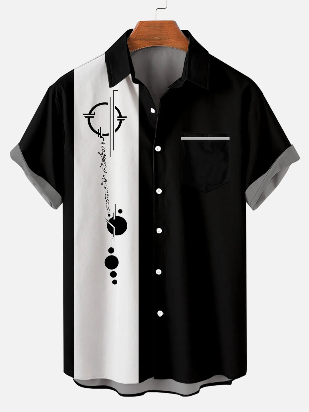 Men’s Christmas Hawaiian Shirt | Colour Block