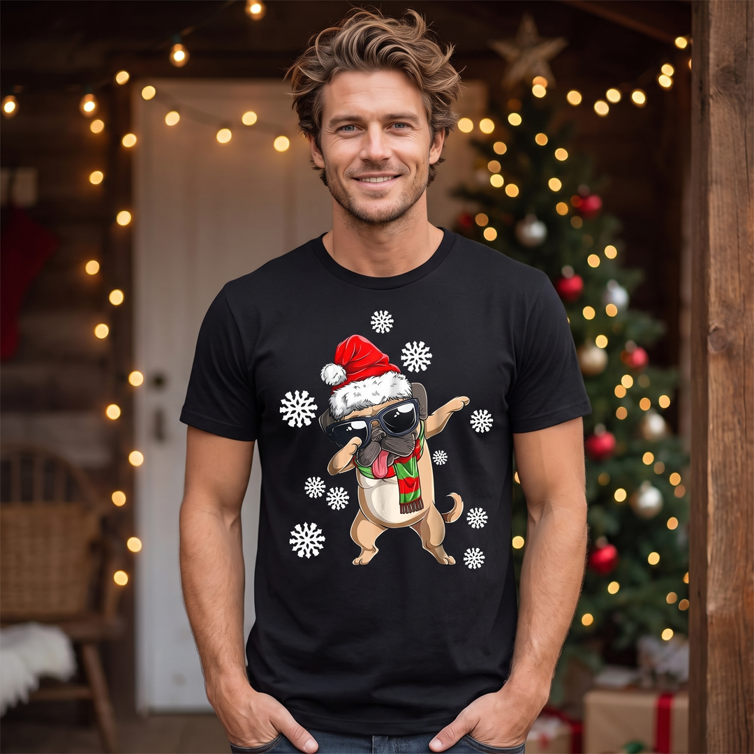 Men’s Christmas Tees with Festive Funny Graphic | Short Sleeve