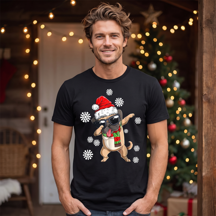 Men’s Christmas Tees with Festive Funny Graphic | Short Sleeve