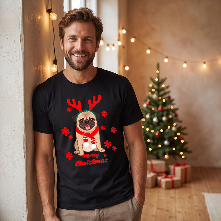 Men’s Christmas Tees with Festive Funny Graphic | Short Sleeve