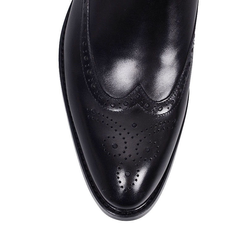 Men's Cowboy Boots Brogue Chelsea | Elastic Side
