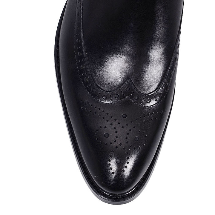Men's Cowboy Boots Brogue Chelsea | Elastic Side