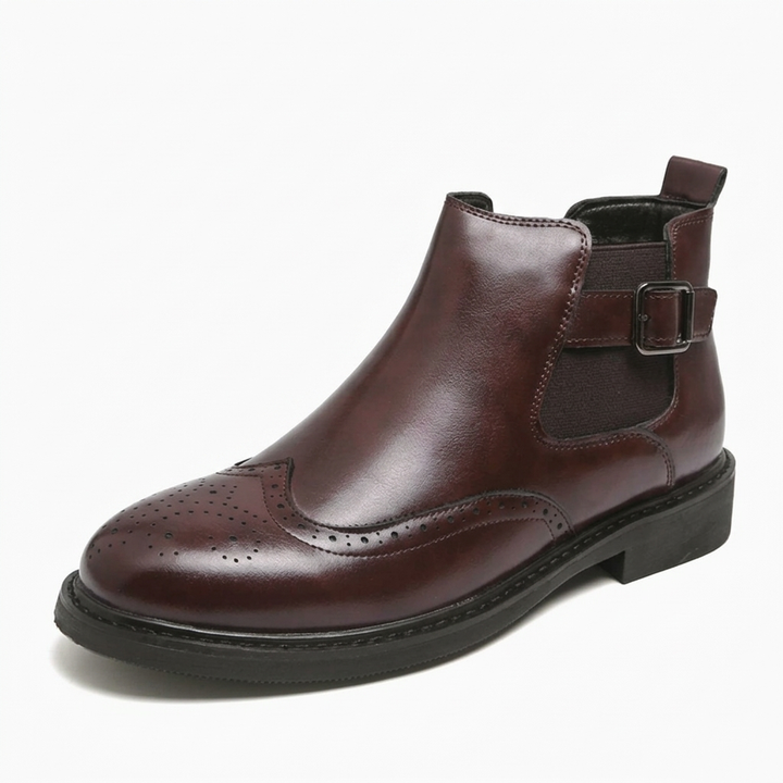 Men's Cowboy Boots Brogue Chelsea | Elastic Side